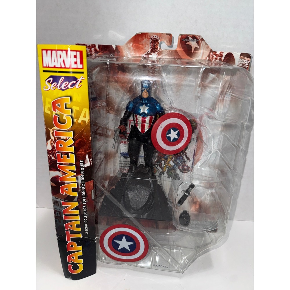 Marvel Select Captain America Bucky Barnes Action Figure Diamond Select Toys New